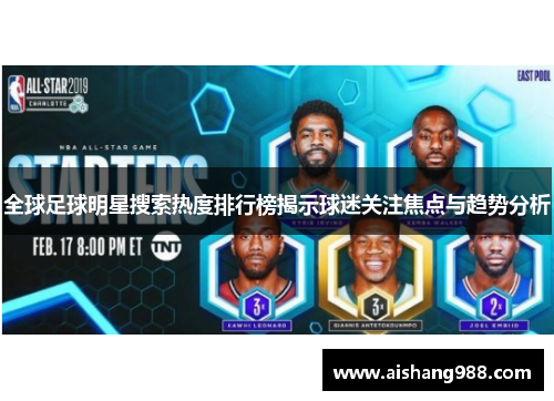 全球足球明星搜索热度排行榜揭示球迷关注焦点与趋势分析
